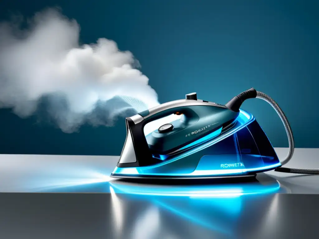 Centros de planchado Rowenta Silence Steam Pro: Elegancia en acción El centro de planchado Rowenta Silence Steam Pro en acción, con diseño moderno y rendimiento profesional