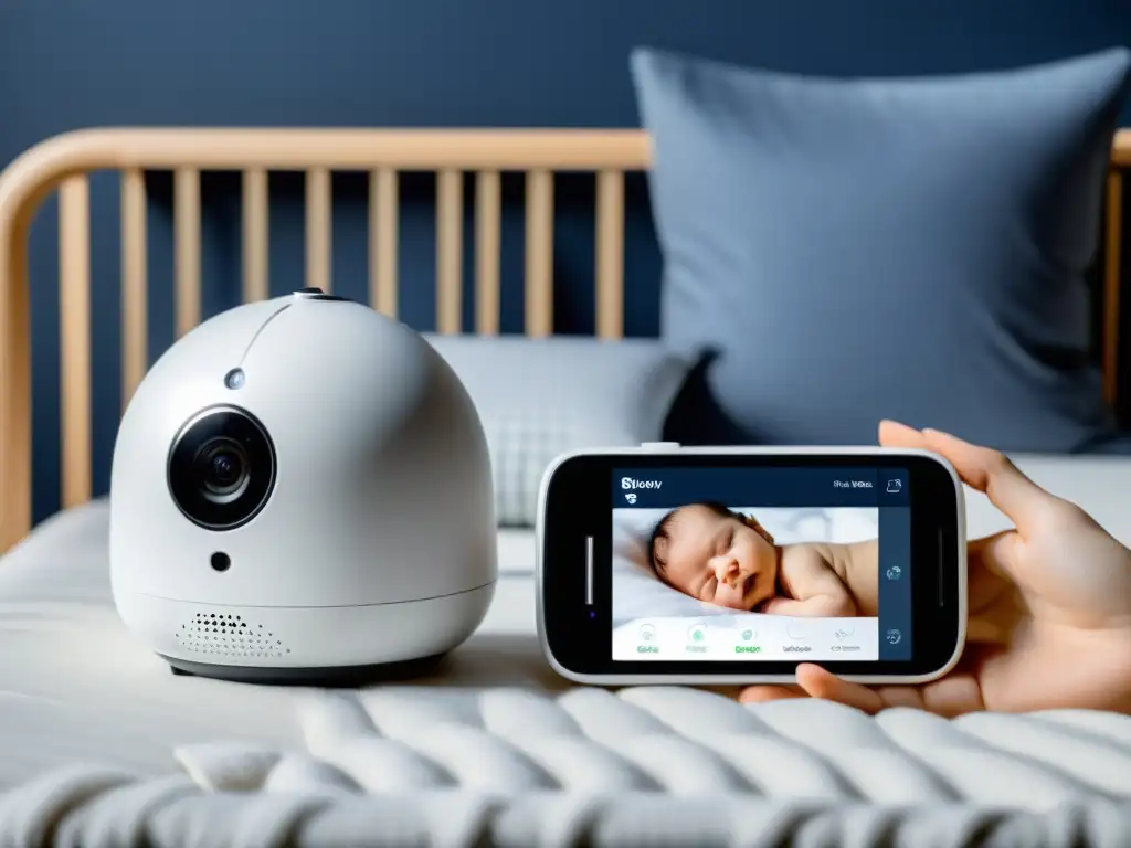 Comparación detallada del Nanit Plus con otros sistemas de monitoreo de bebé, resaltando su diseño moderno y sus avanzadas características