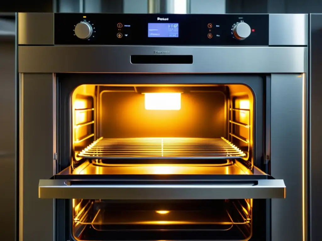 Detalles pirolíticos: Red de limpieza y distribución de calor en horno Diferencias entre hornos pirolíticos y catalíticos: Detalle del interior de un horno pirolítico mostrando su avanzada ingeniería y diseño innovador