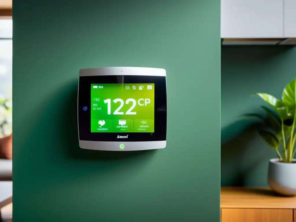 Smart Home Energy Management System: Eficiencia Energética y Diseño Moderno Dispositivo de gestión eficiente del consumo energético para un hogar sostenible con diseño moderno y datos en tiempo real