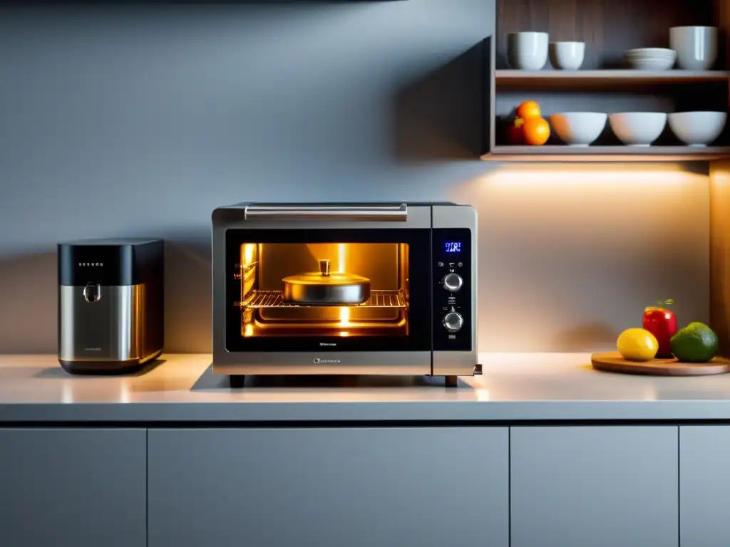 Encanto moderno: Mini electrodomésticos para cocinas compactas Mini electrodomésticos multifuncionales para apartamentos pequeños en una cocina moderna y eficiente