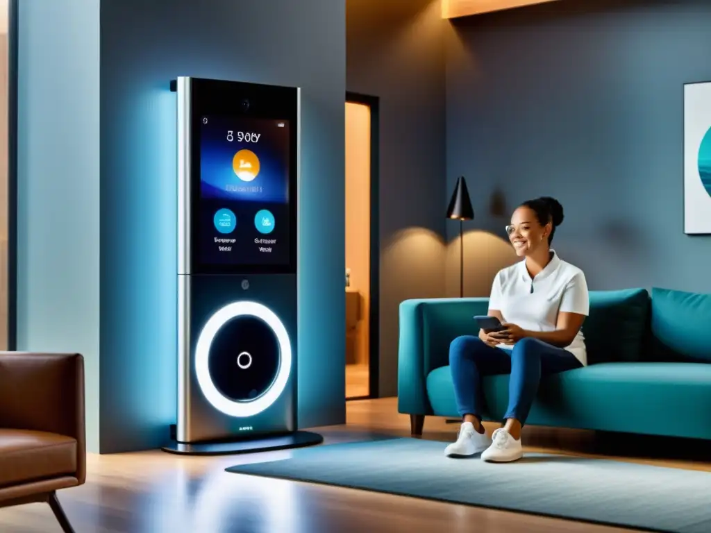 Domótica accesible: Empoderamiento tecnológico en casa Una imagen de tecnología hogar accesible para personas con discapacidad