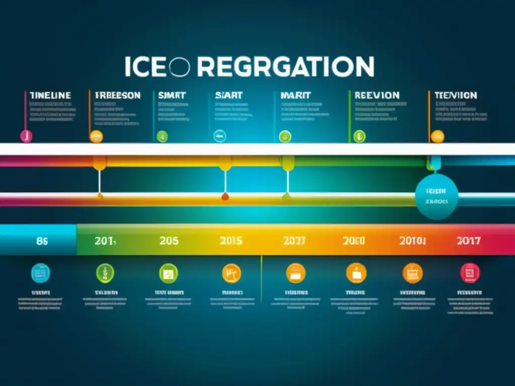 Evolution of Refrigeration: De Ice Boxes a Smart Fridges Una línea de tiempo detallada muestra la evolución de la historia de la refrigeración en hogares, desde las cajas de hielo tradicionales hasta los modernos refrigeradores inteligentes, con ilustraciones y etiquetas detalladas