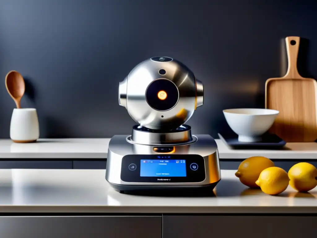 Un robot de cocina multifuncional de diseño sofisticado y eficiente, aportando beneficios a la cocina moderna