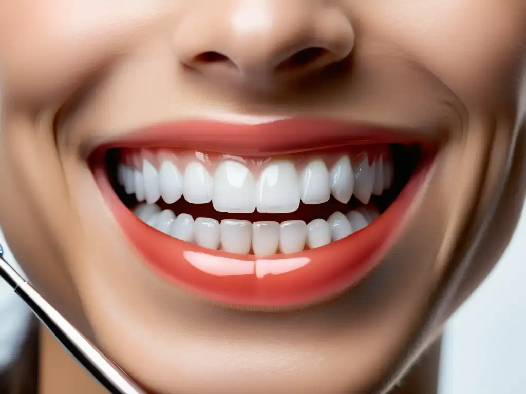 Sonrisa radiante con cepillos eléctricos Una sonrisa radiante y natural que refleja la efectividad de los cepillos de dientes eléctricos