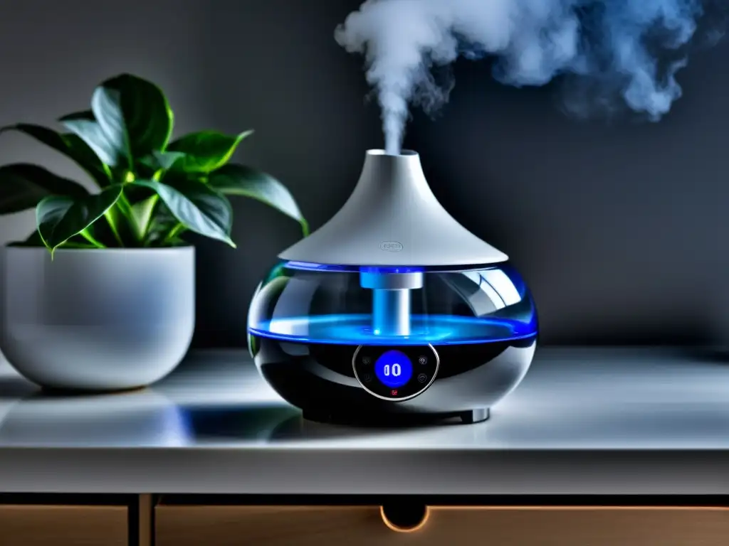 Un vaporizador y humidificador moderno en un elegante diseño minimalista